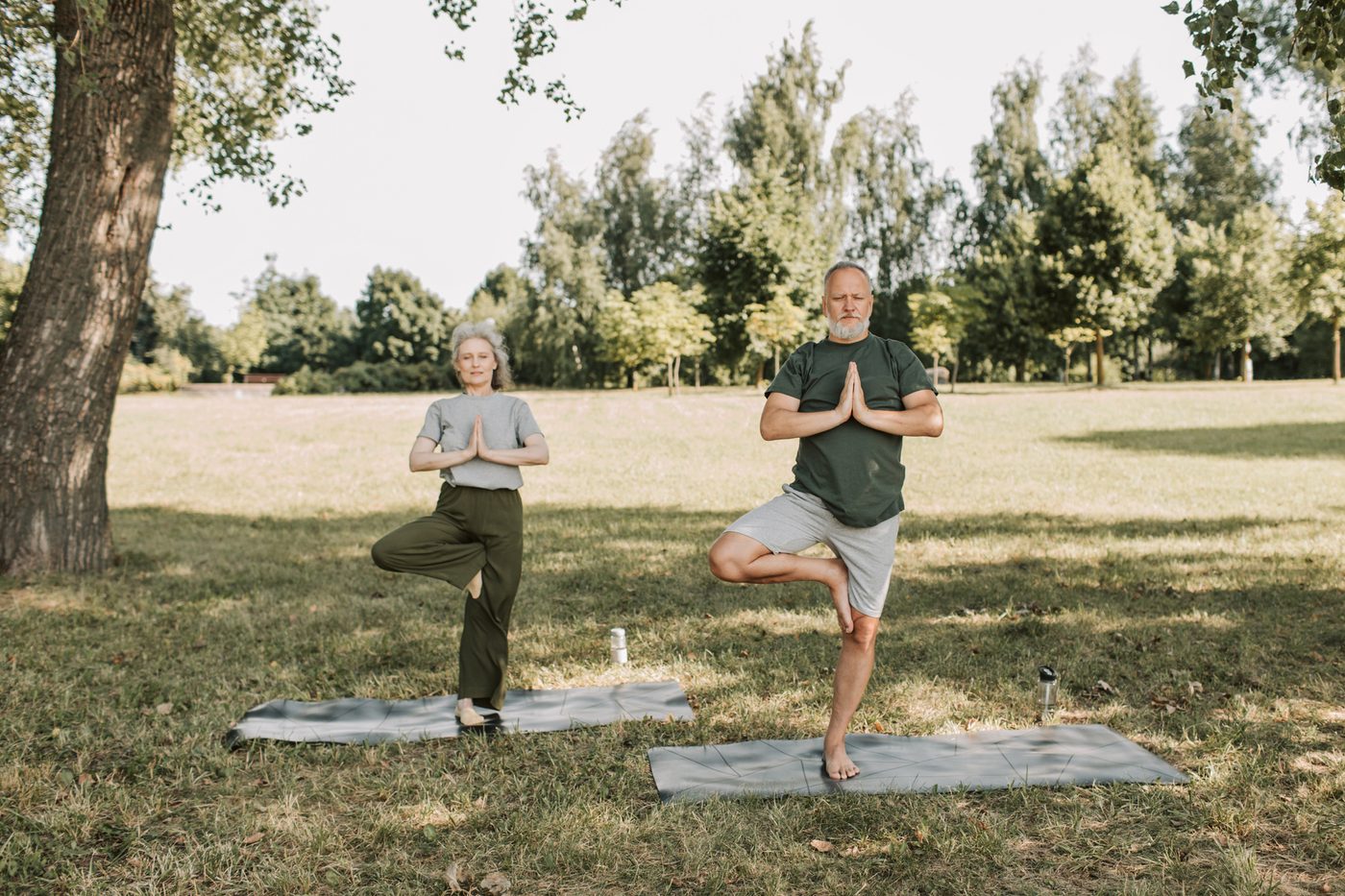 Yoga somático al aire libre